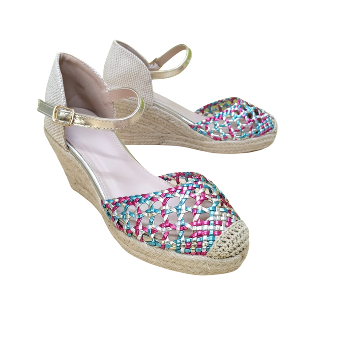 Vibrant Handwoven Style Espadrille