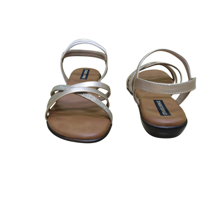 Elara Crystal-Strap Flats