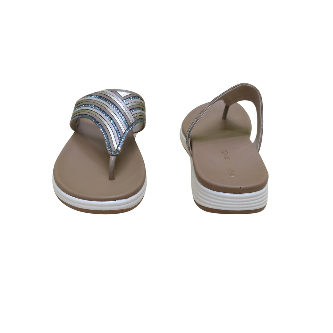 Metallic Braided Handcrafted Flat