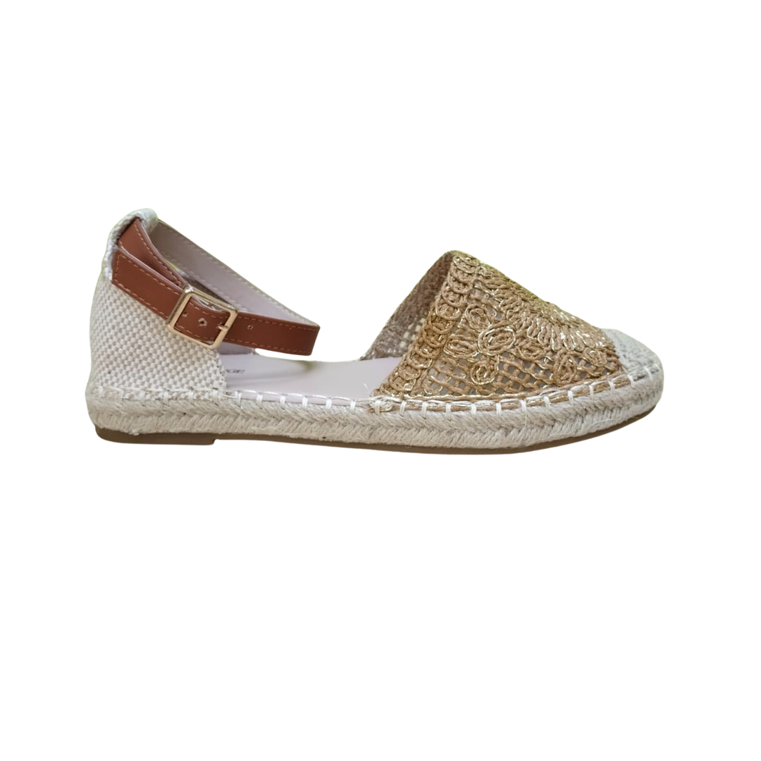 Elegant Embroidered Espadrille