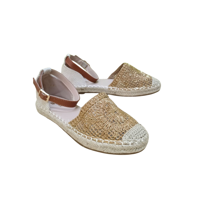 Elegant Embroidered Espadrille