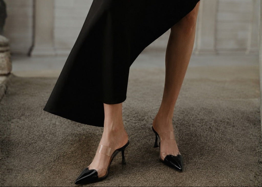 Amour Heart Mules