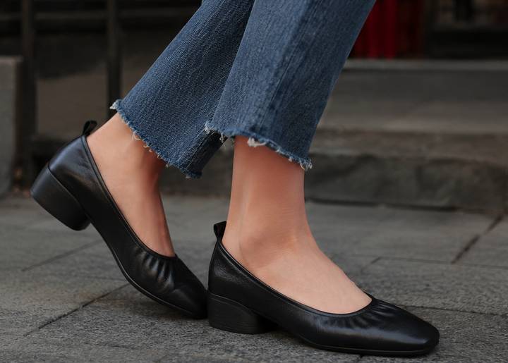 Classic Low Block Heel