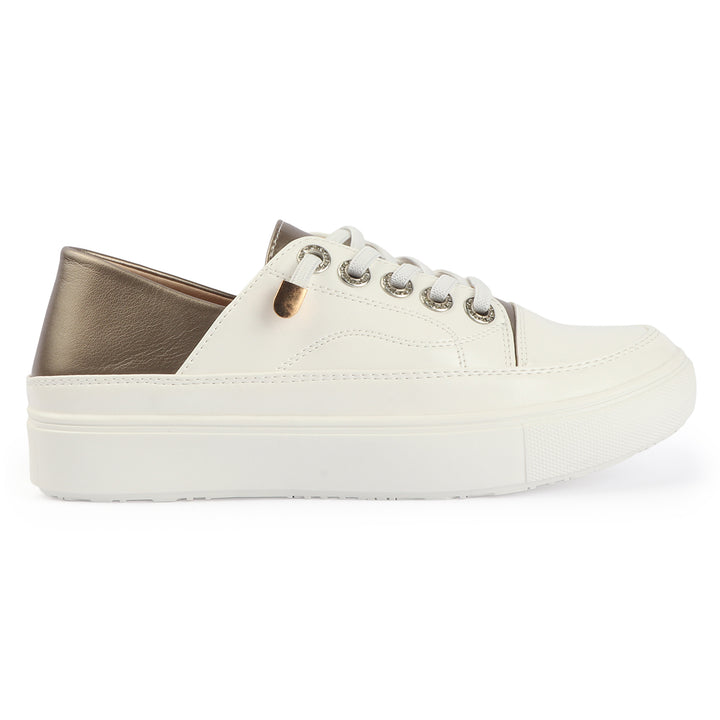 Ivory Platform Sneakers