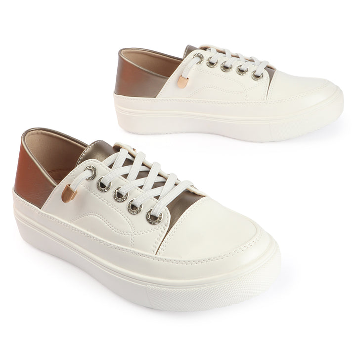 Ivory Platform Sneakers