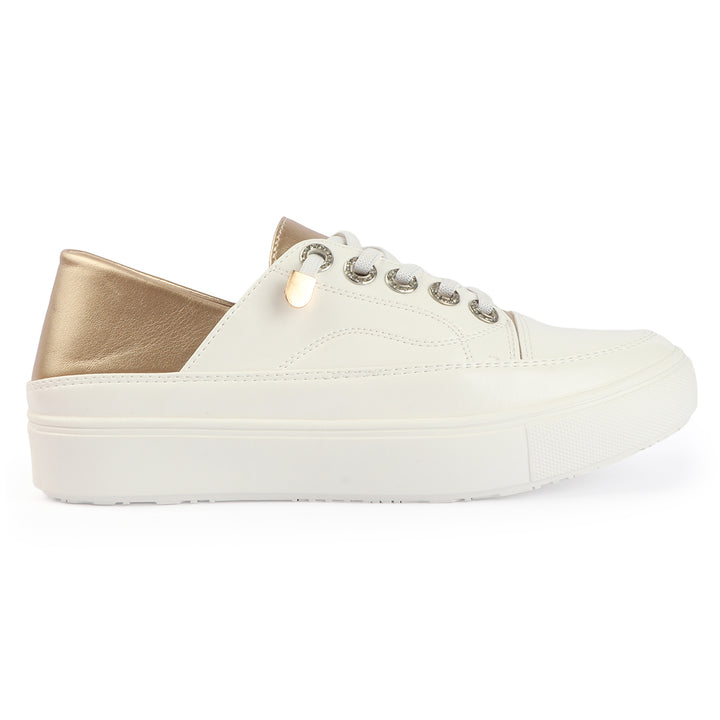 Ivory Platform Sneakers