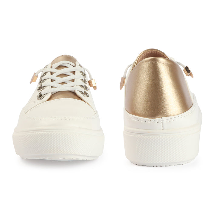 Ivory Platform Sneakers