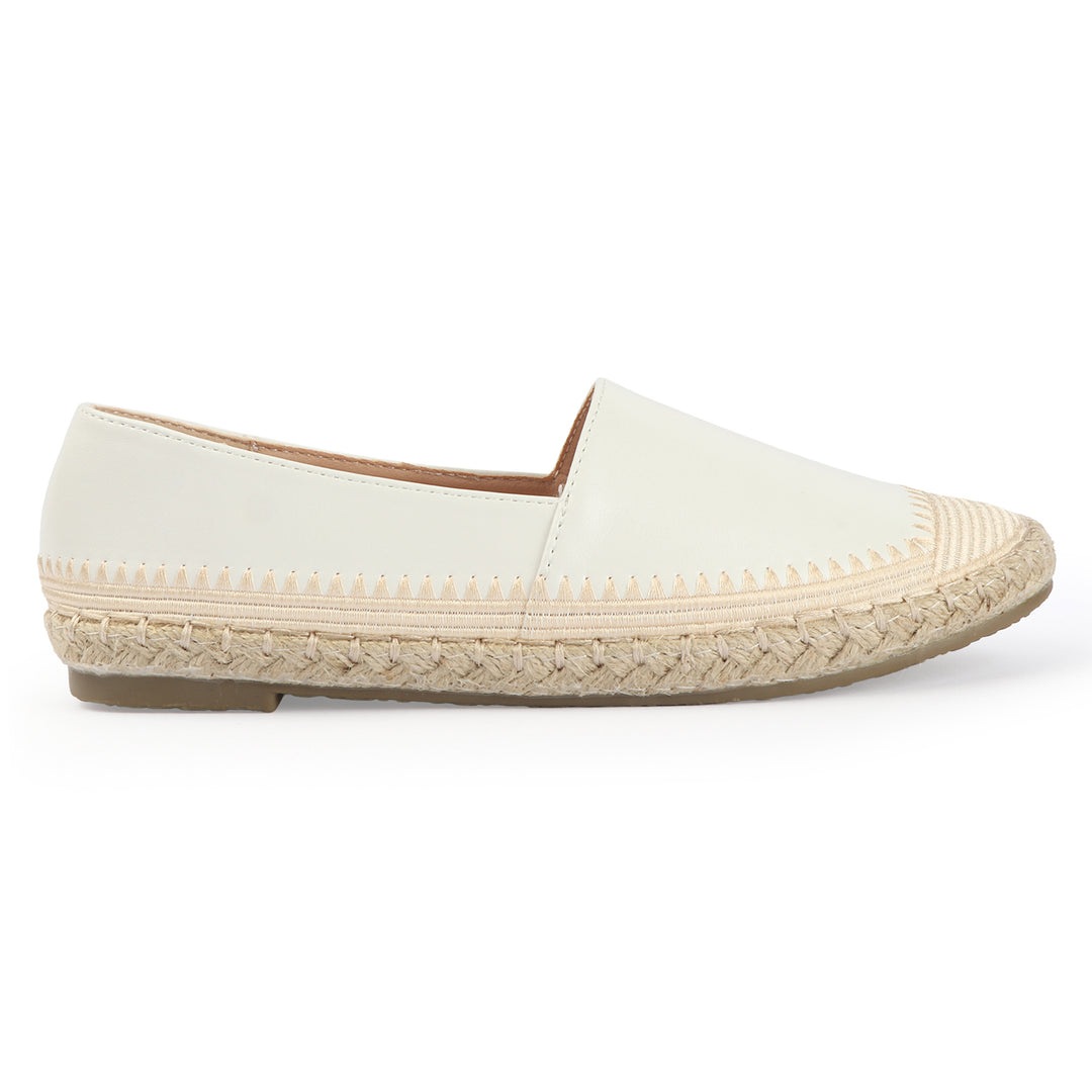 Espadrille Flats with Handcrafted Stitch
