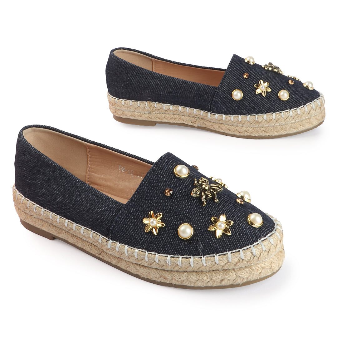 Espadrilles with Handcrafted Details