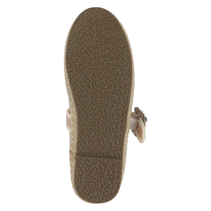 Espadrille Flats with Statement Buckle