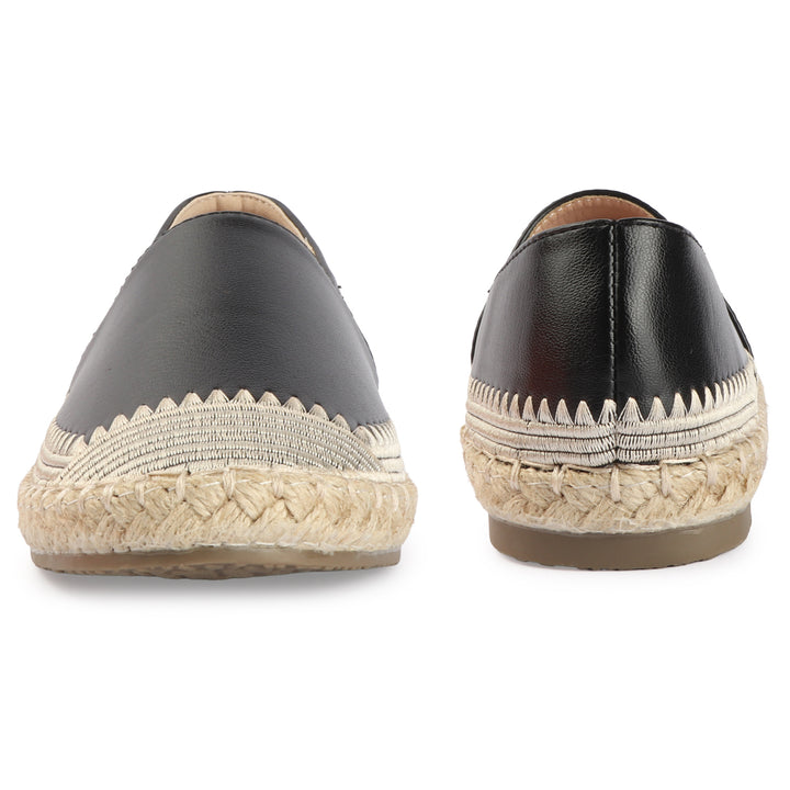Espadrille Flats with Handcrafted Stitch