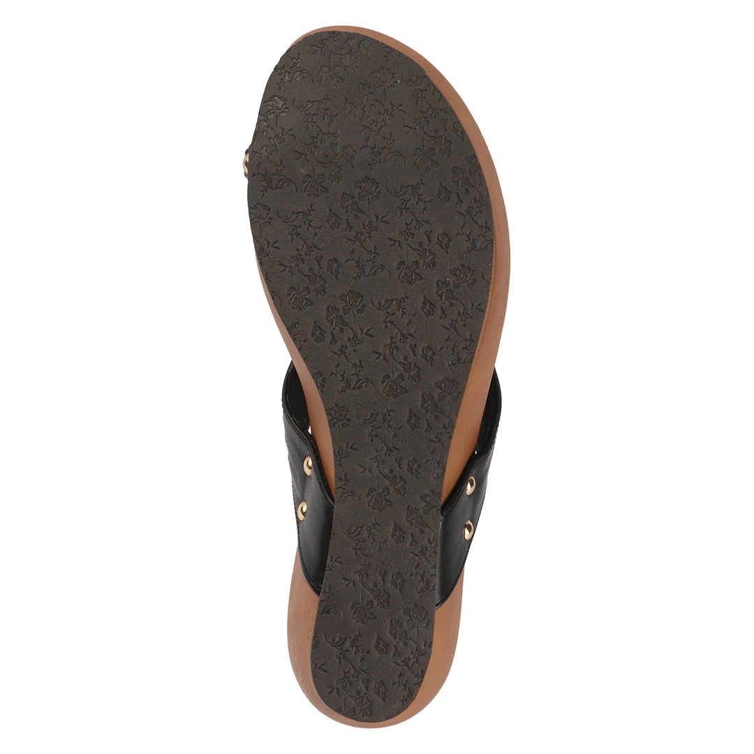 Wedge Kolhapuri-Style Sandals