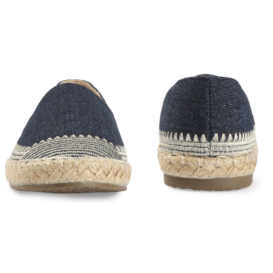 Espadrille Flats with Handcrafted Stitch