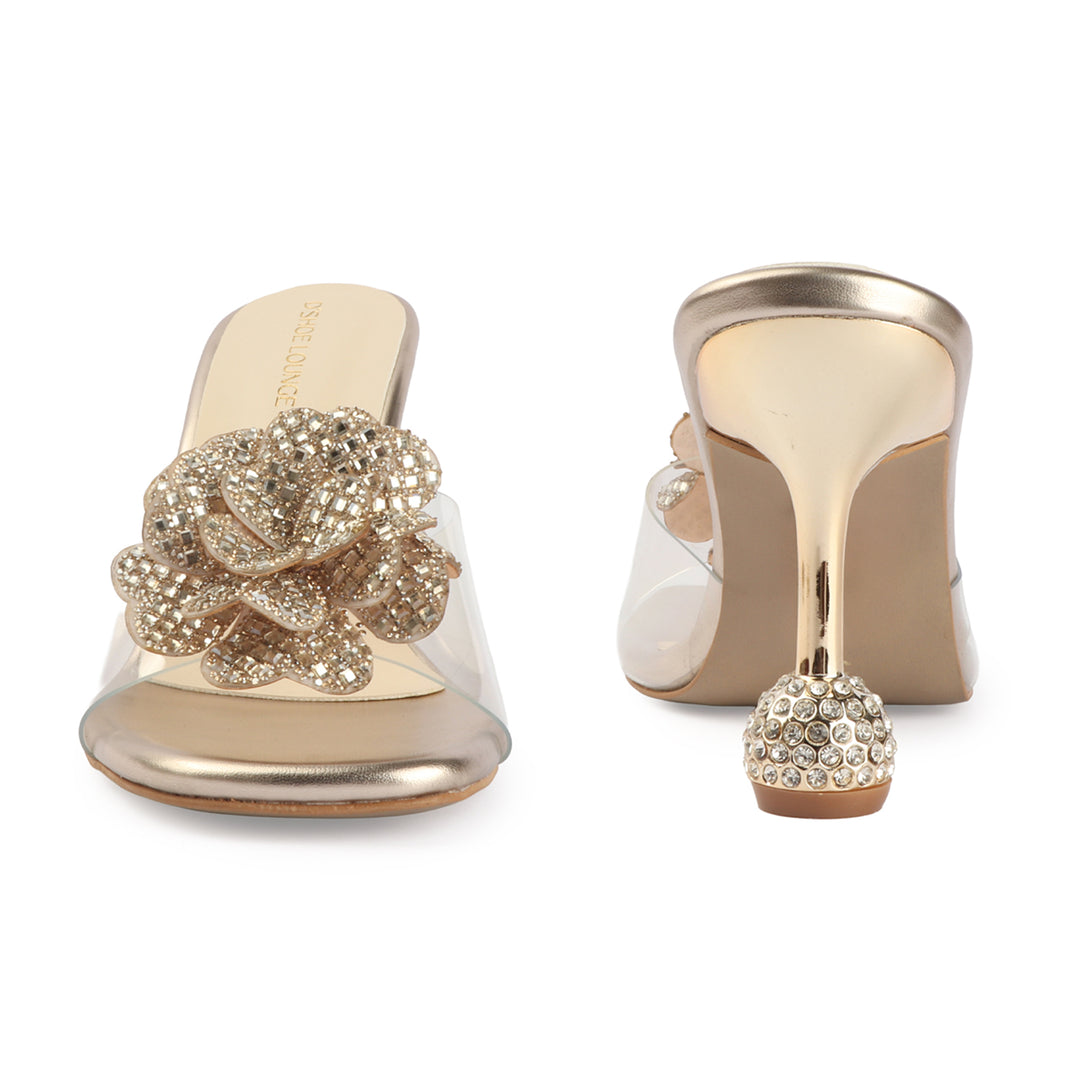 Couture Crystal Rose Heeled