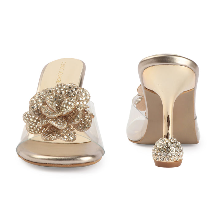 Couture Crystal Rose Heeled