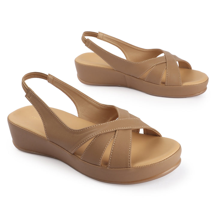 Slingback Wedge Sandals