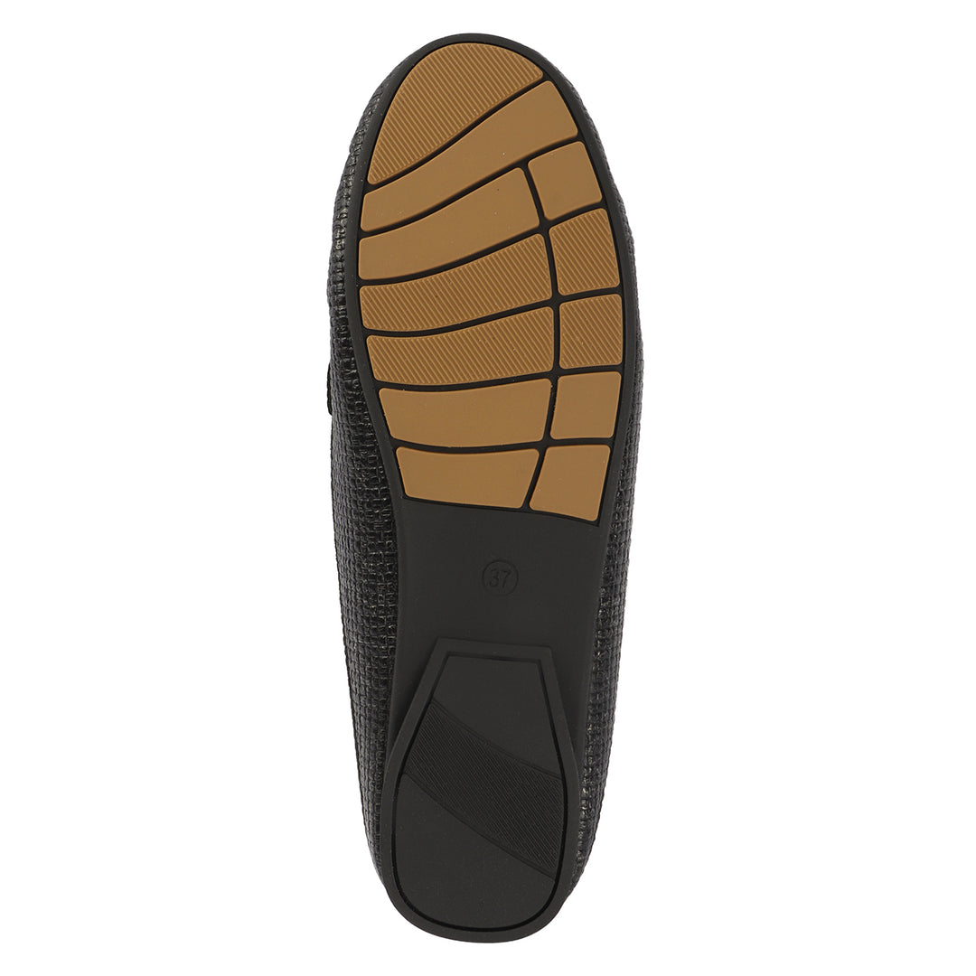 Textured Mule Loafers