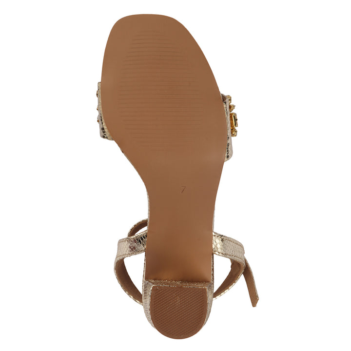 Crystal Detail Block Heels