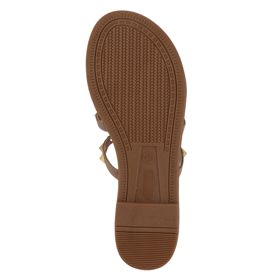 Flats with Gold Stud Detail