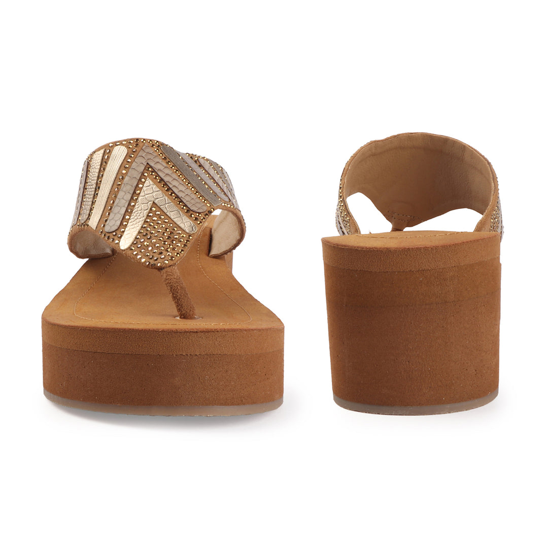 Embellished Comfort Wedges