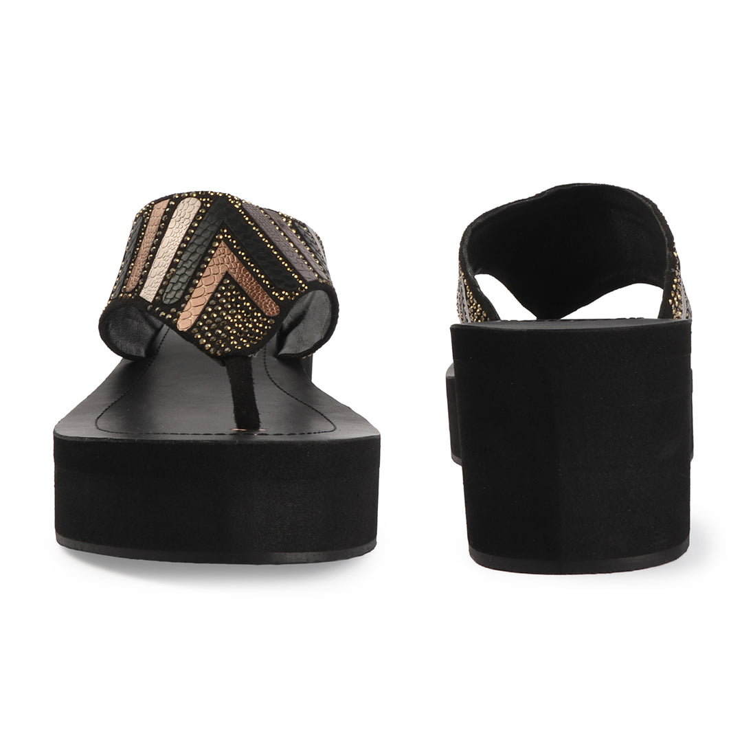 Embellished Comfort Wedges