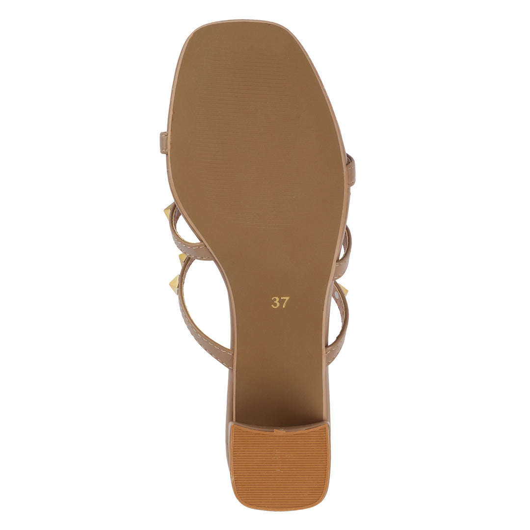 Multi-Strap Studded Heels