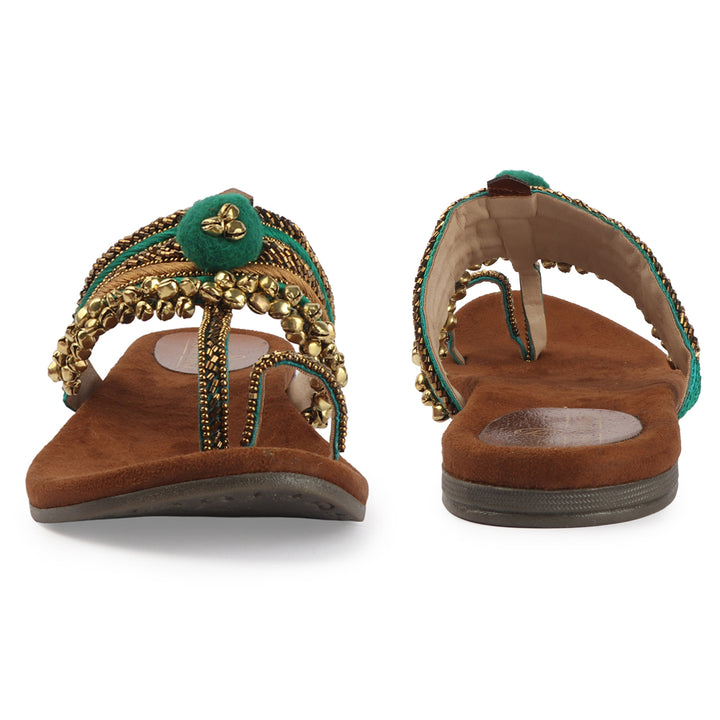 Ethnic Flats with Ghungroo Detail