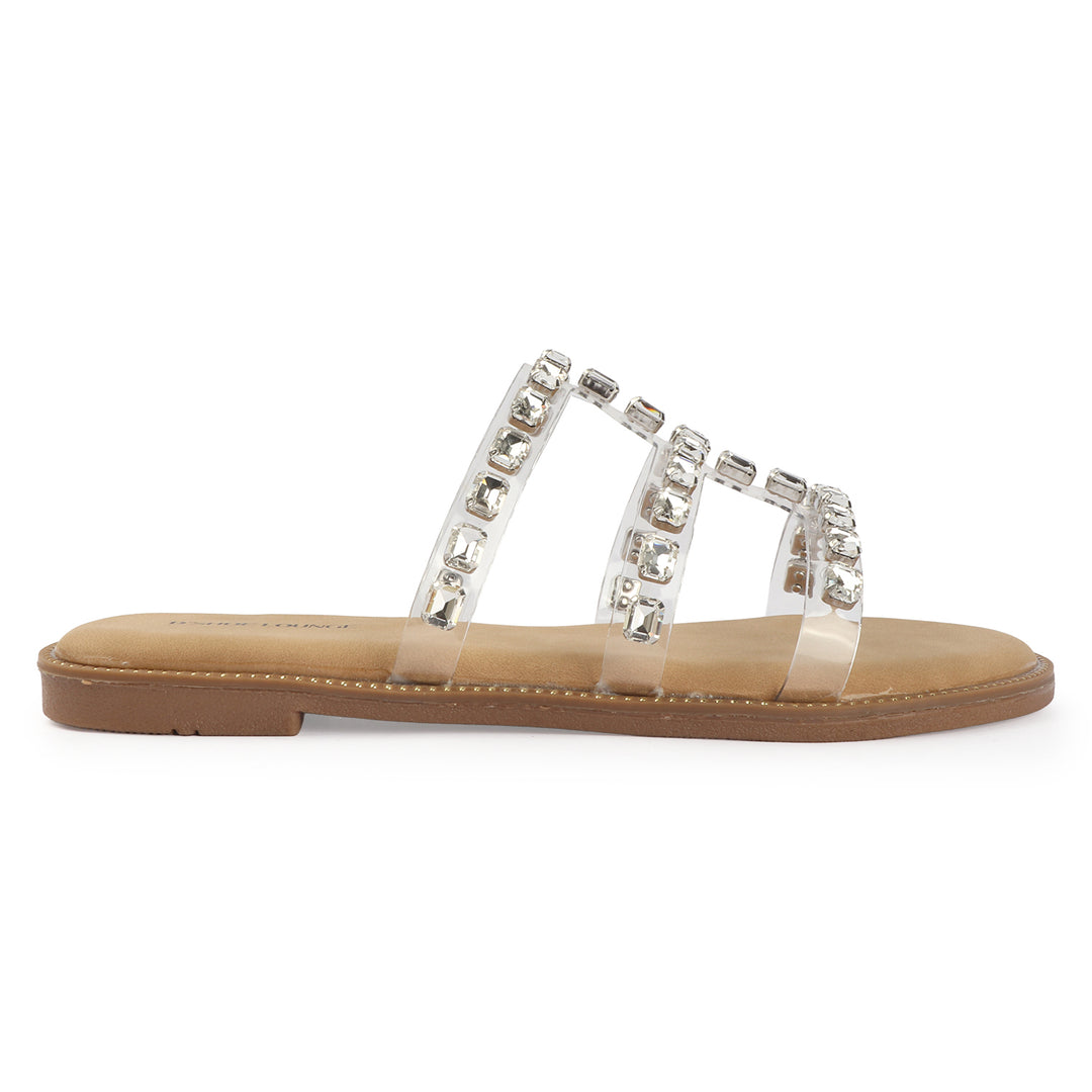 Clear Strap with Crystal Detailing