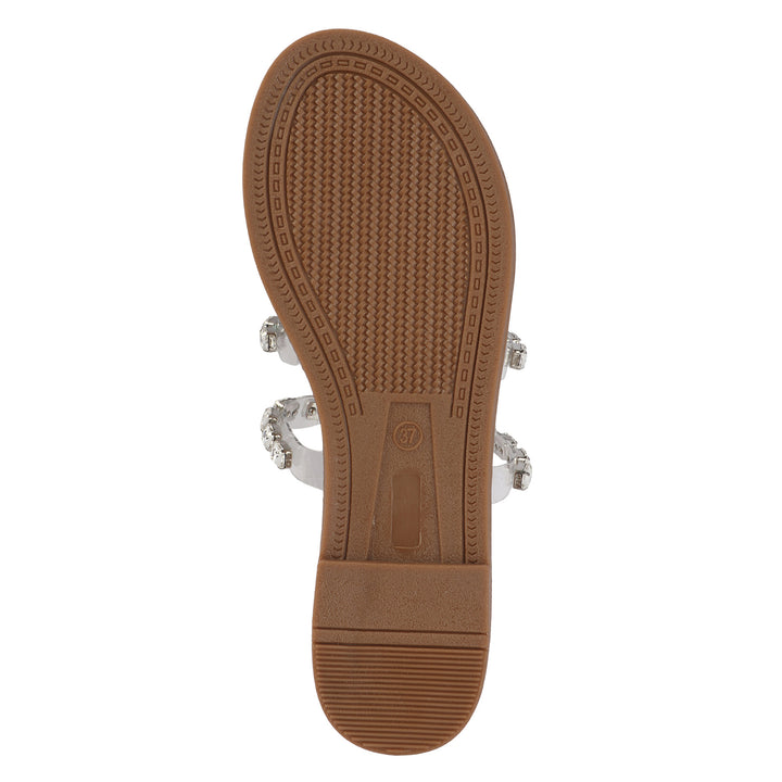 Clear Strap with Crystal Detailing