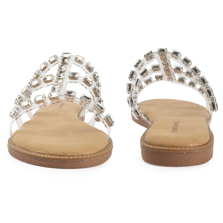 Clear Strap with Crystal Detailing