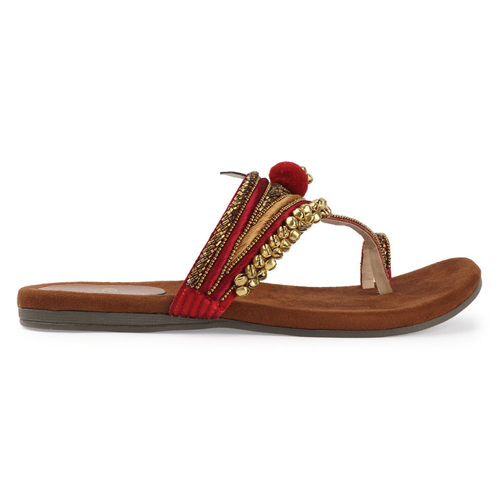 Ethnic Flats with Ghungroo Detail