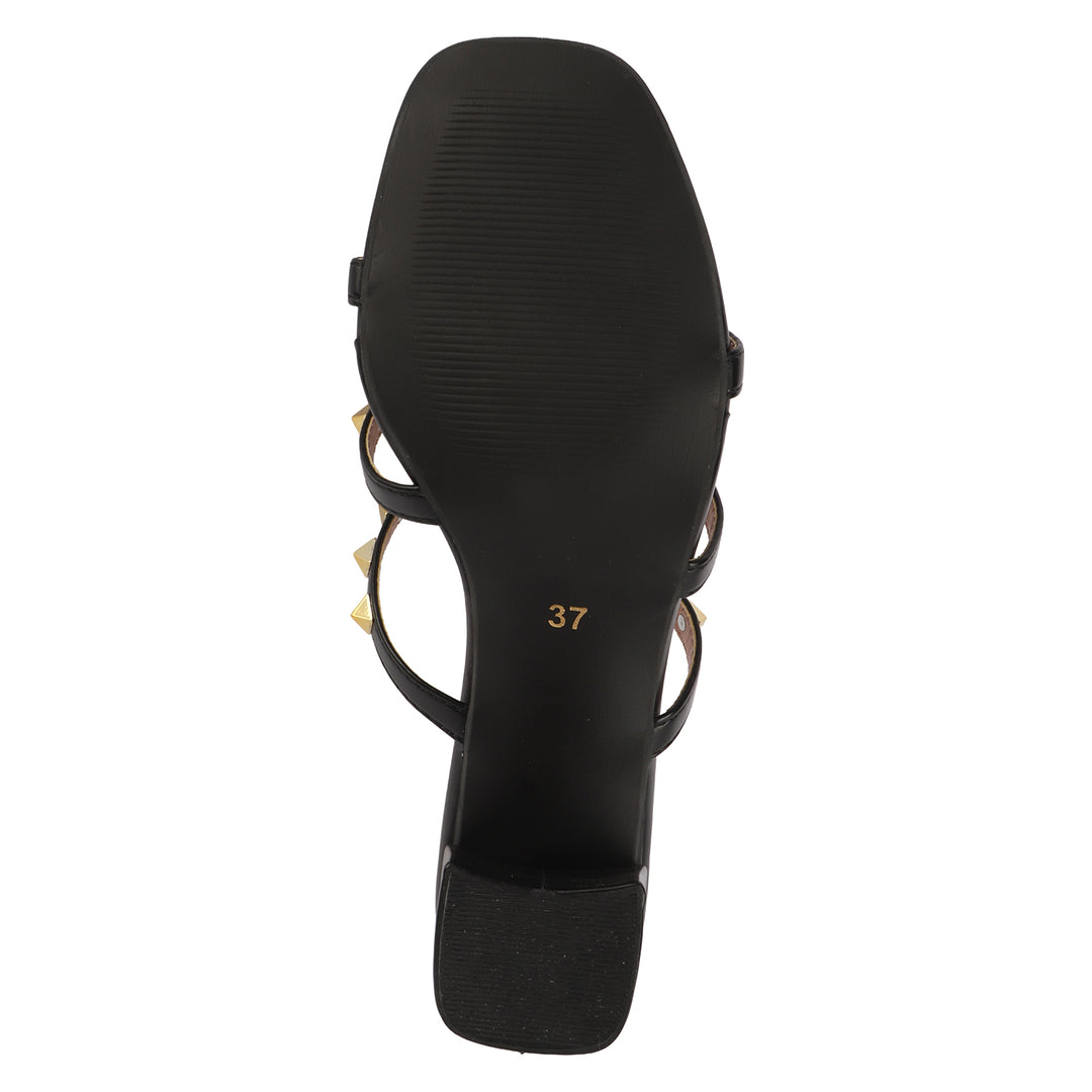 Multi-Strap Studded Heels