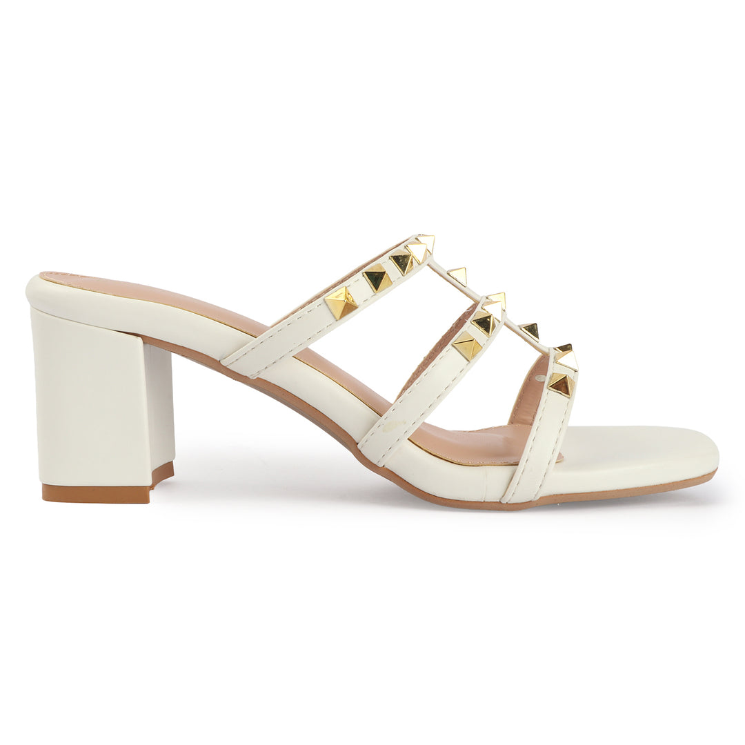 Multi-Strap Studded Heels