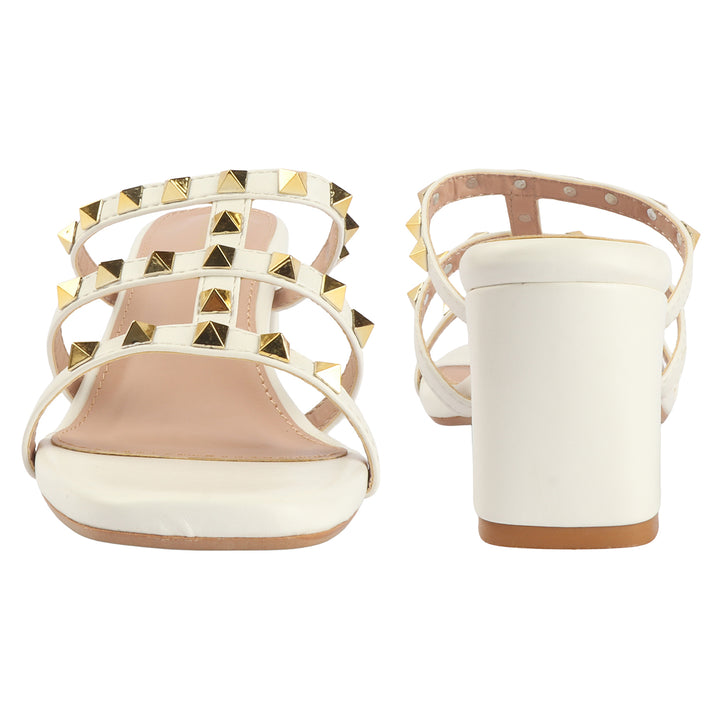 Multi-Strap Studded Heels