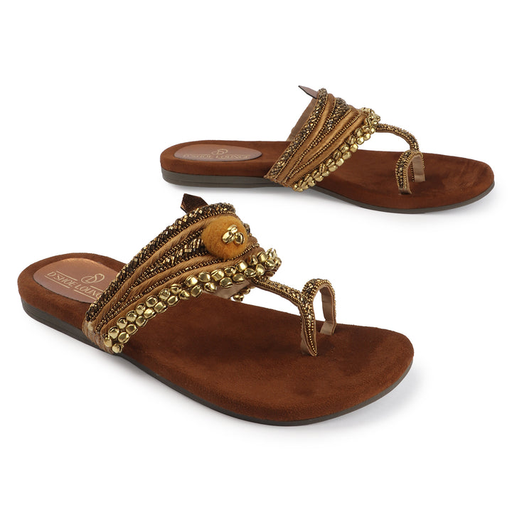 Ethnic Flats with Ghungroo Detail