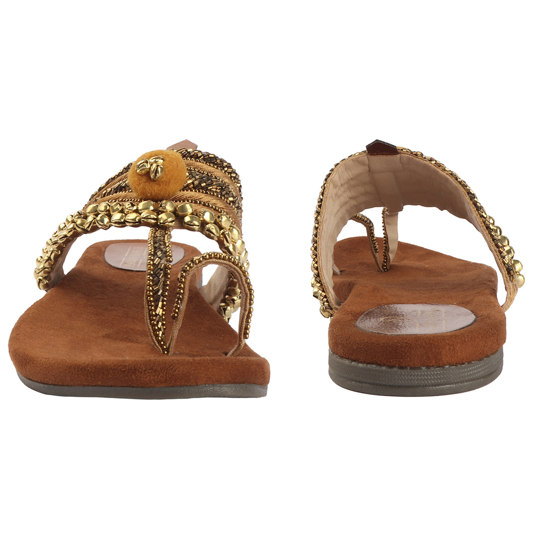 Ethnic Flats with Ghungroo Detail