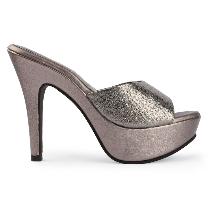 Designer Metallic Stiletto Heels