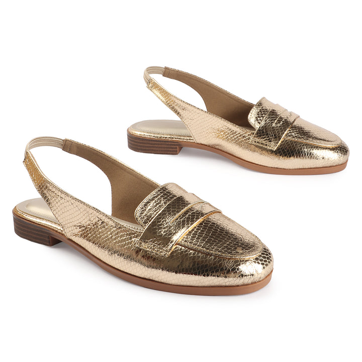 Designer Slingback Loafers
