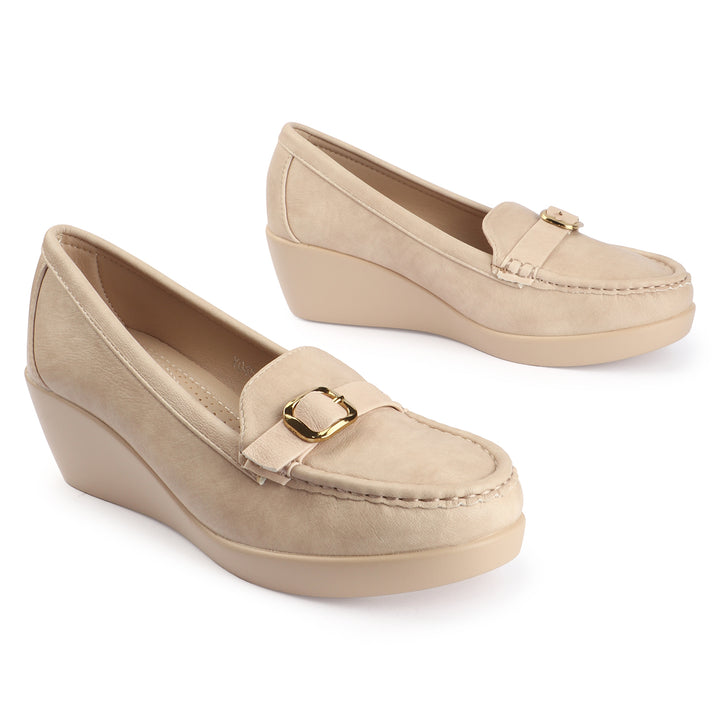 Premium Wedge Heel Loafers