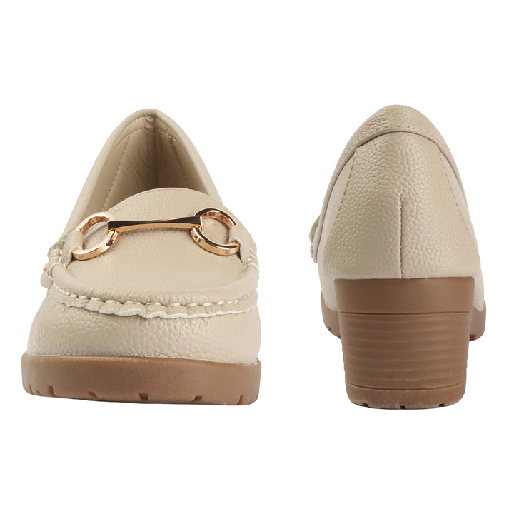 Elegant Loafers with Metal Accent