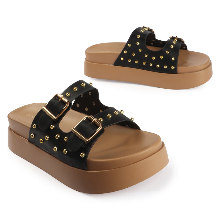 Platform Slides with Dual Buckle