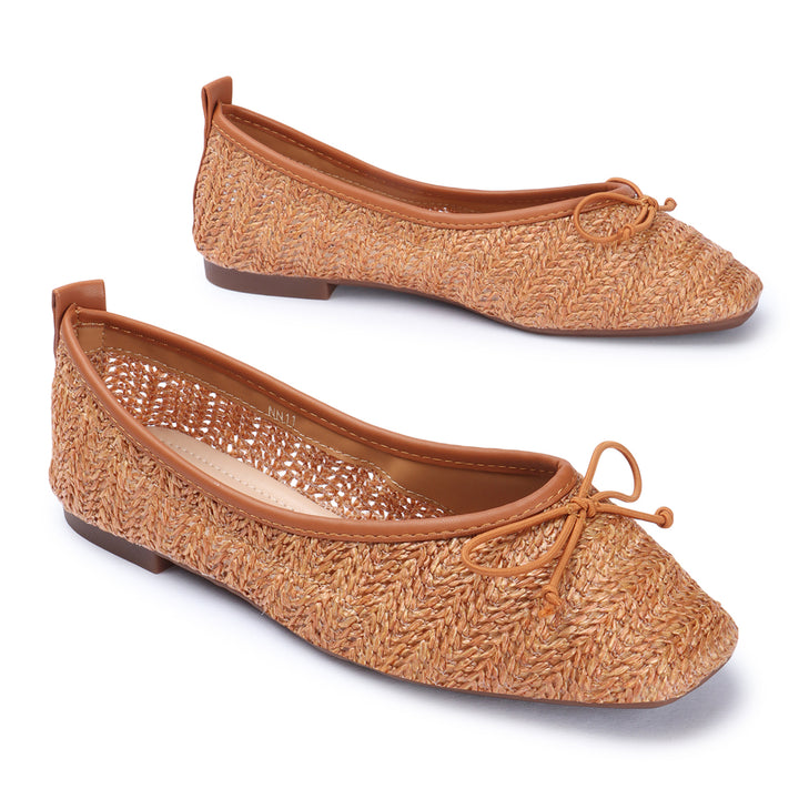 Chic Net Ballerinas