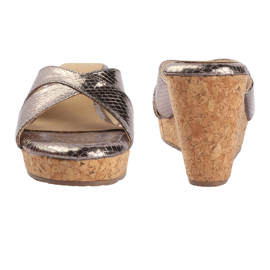 Cork Wedge Heels