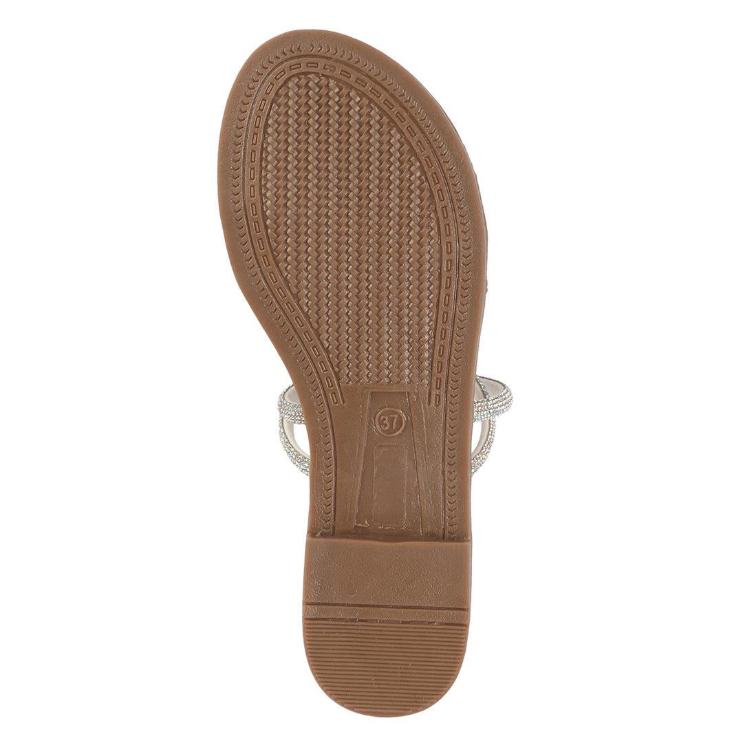 Embellished Flat Slippers