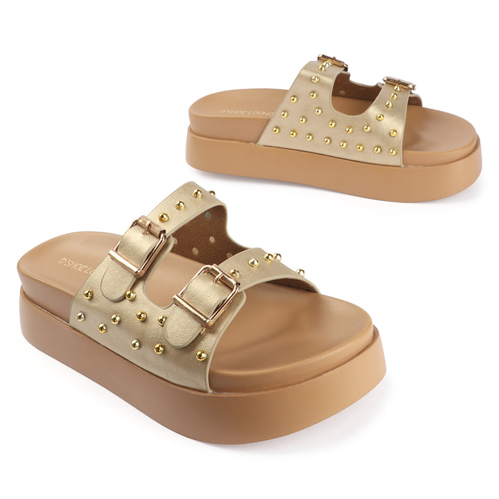 Platform Slides with Dual Buckle