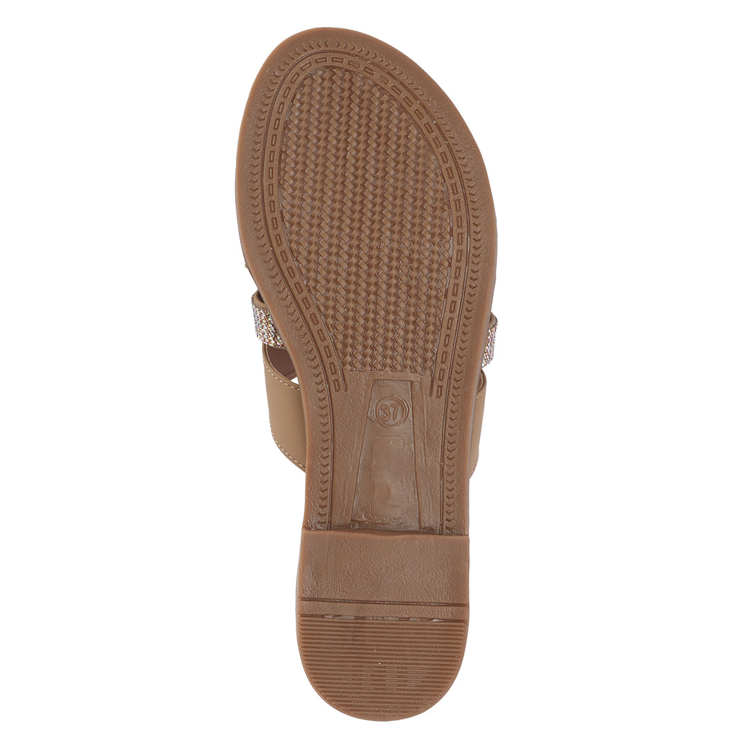 Embellished Slides with Crystal Detail