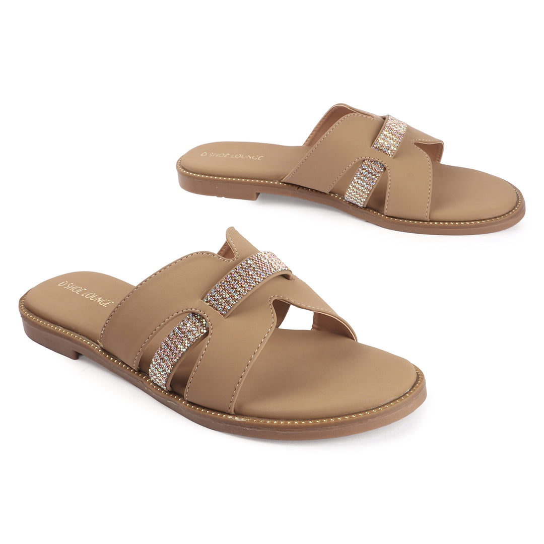 Embellished Slides with Crystal Detail