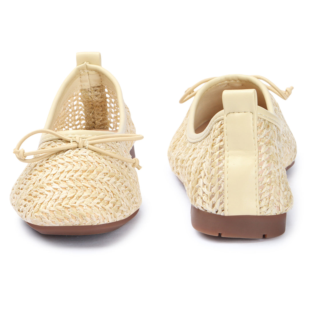 Chic Net Ballerinas