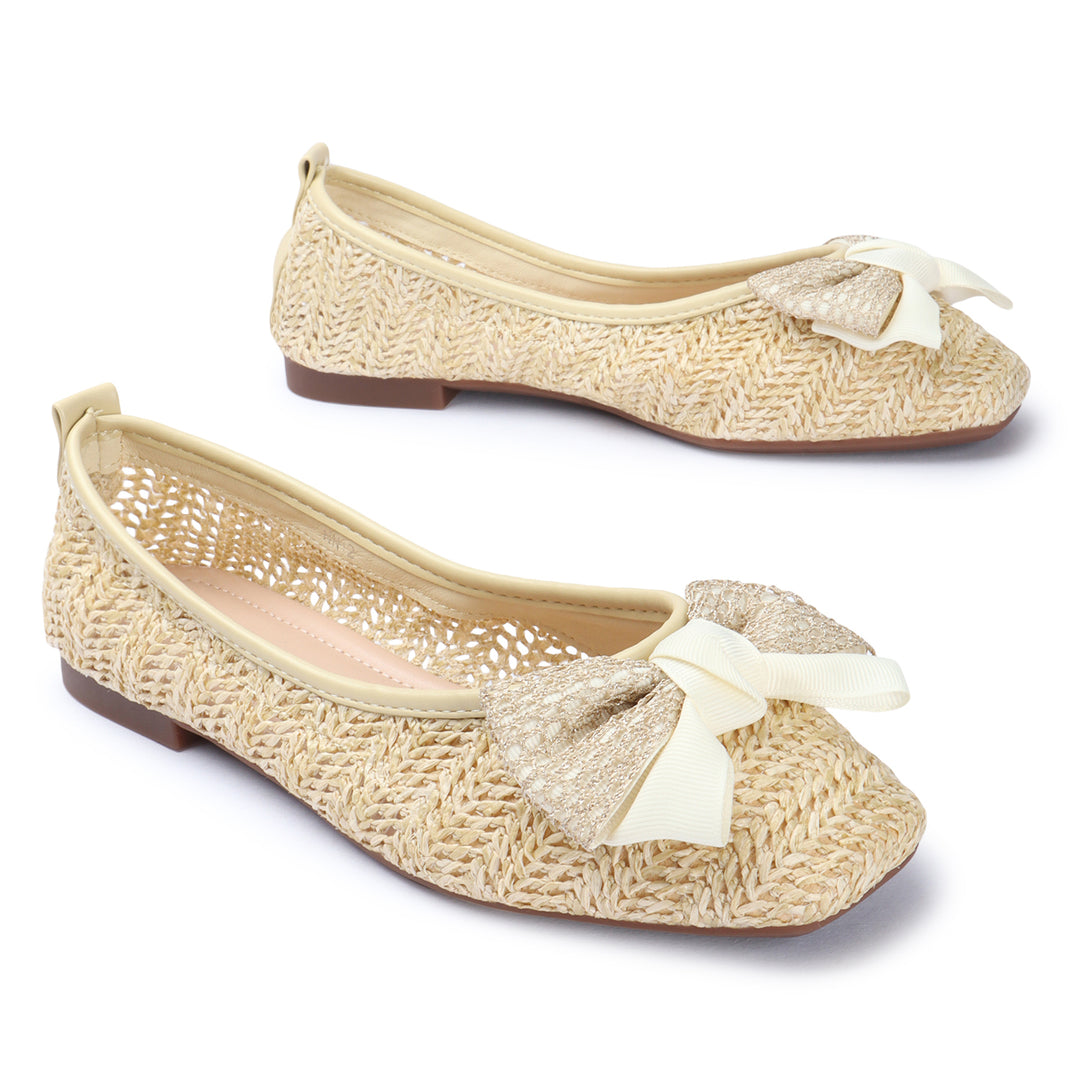 Chic Net Ballerinas