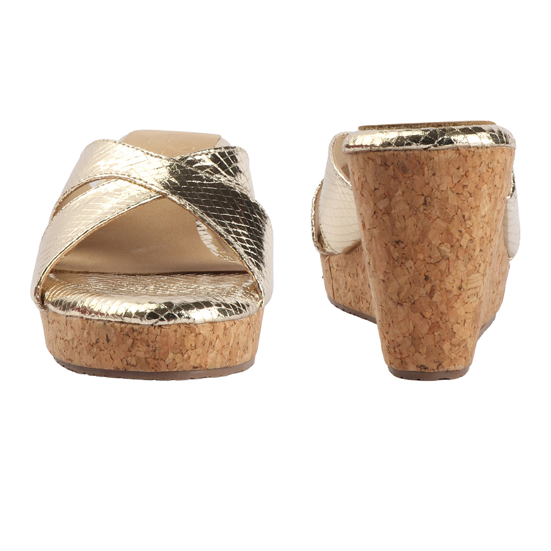 Cork Wedge Heels